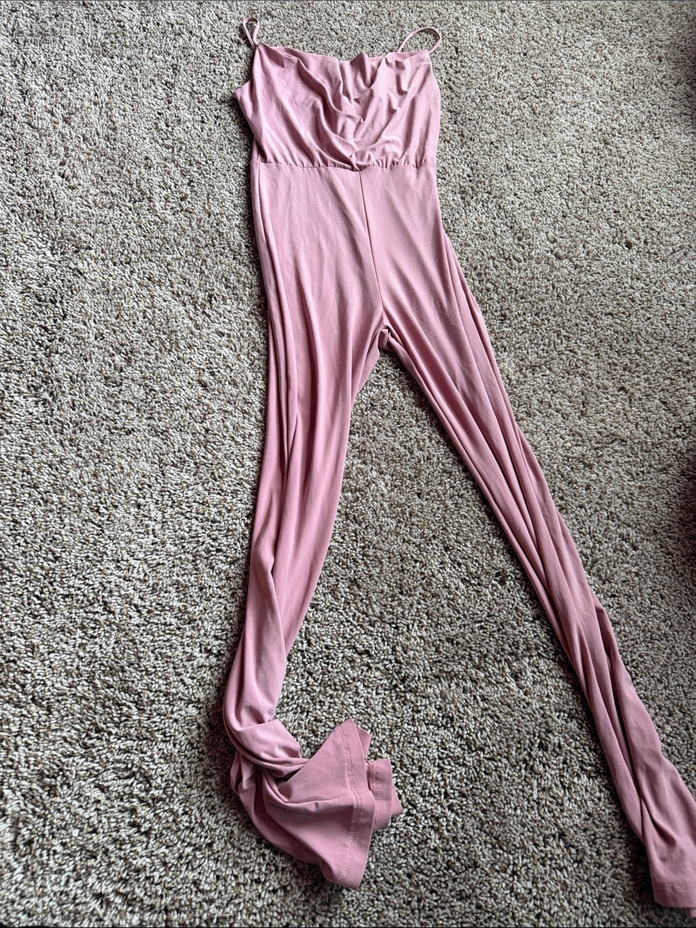 Women’s Pink Sleeveless Jumpsuit